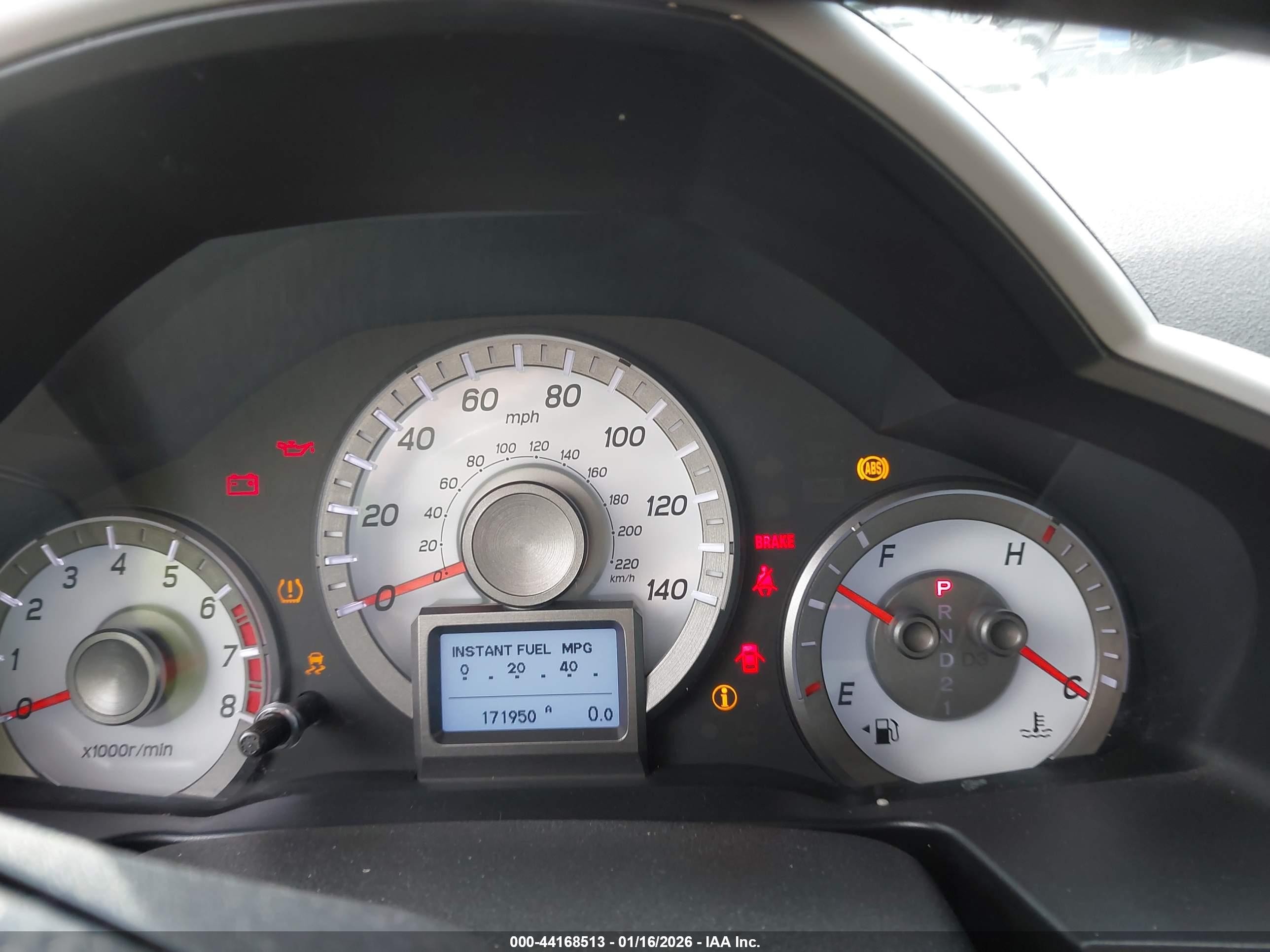 2012 Honda Pilot Touring White vin: 5FNYF4H91CB080426