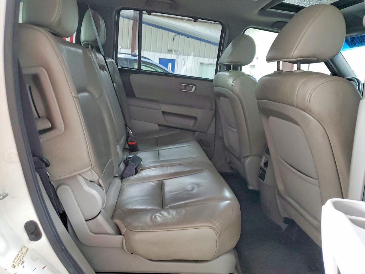 2013 Honda Pilot Touring White vin: 5FNYF4H91DB001872