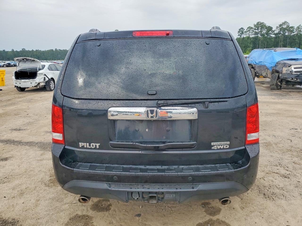2013 Honda Pilot Touring Black vin: 5FNYF4H91DB008725