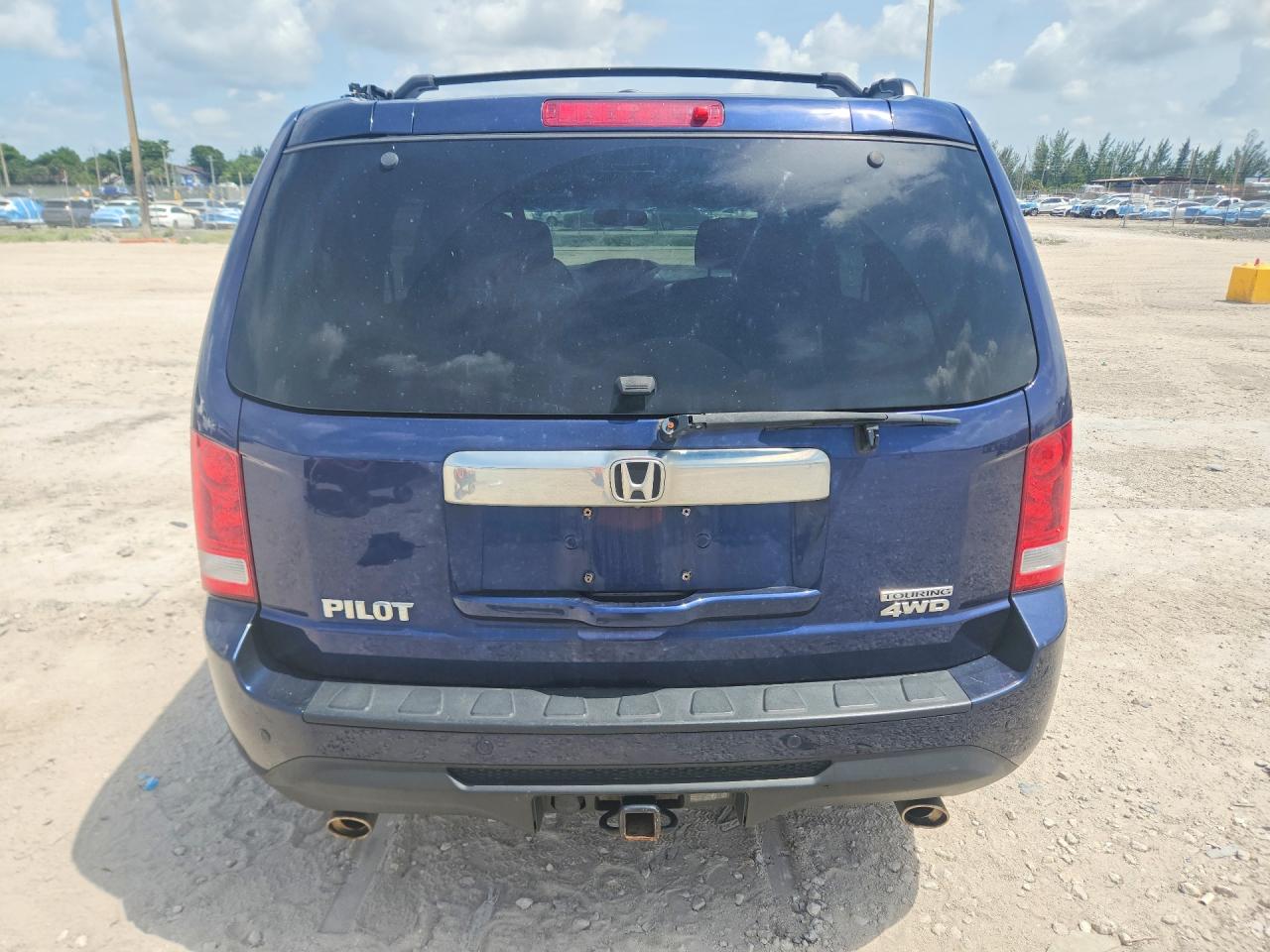 2013 Honda Pilot Touring Blue vin: 5FNYF4H91DB010748