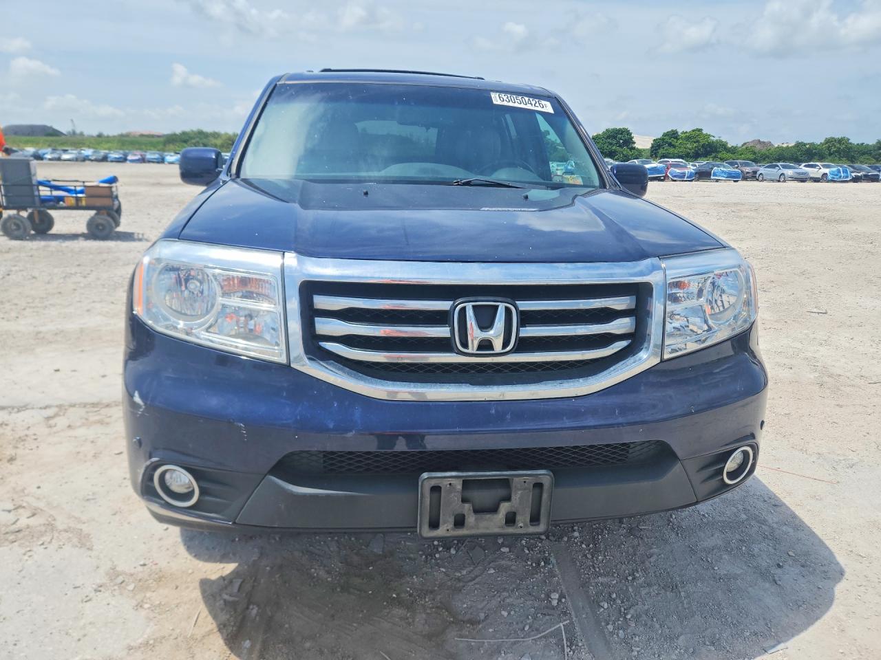 2013 Honda Pilot Touring Blue vin: 5FNYF4H91DB010748