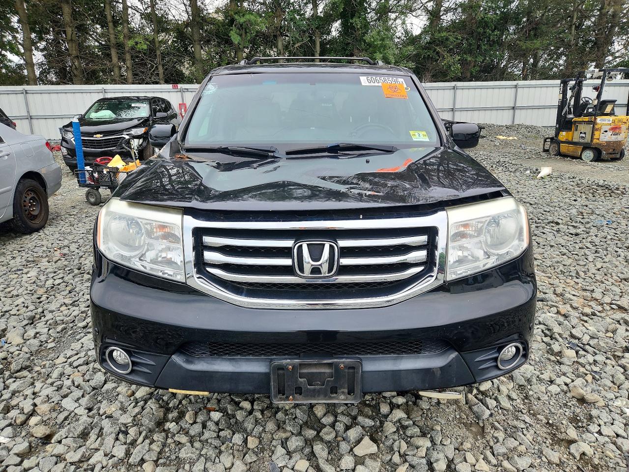 2013 Honda Pilot Touring Black vin: 5FNYF4H91DB017313