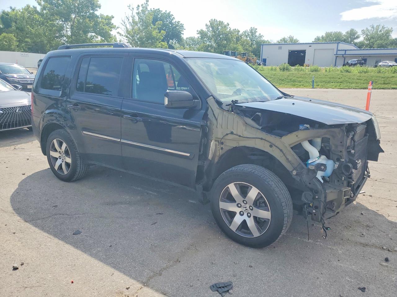 2013 Honda Pilot Touring Black vin: 5FNYF4H91DB018722