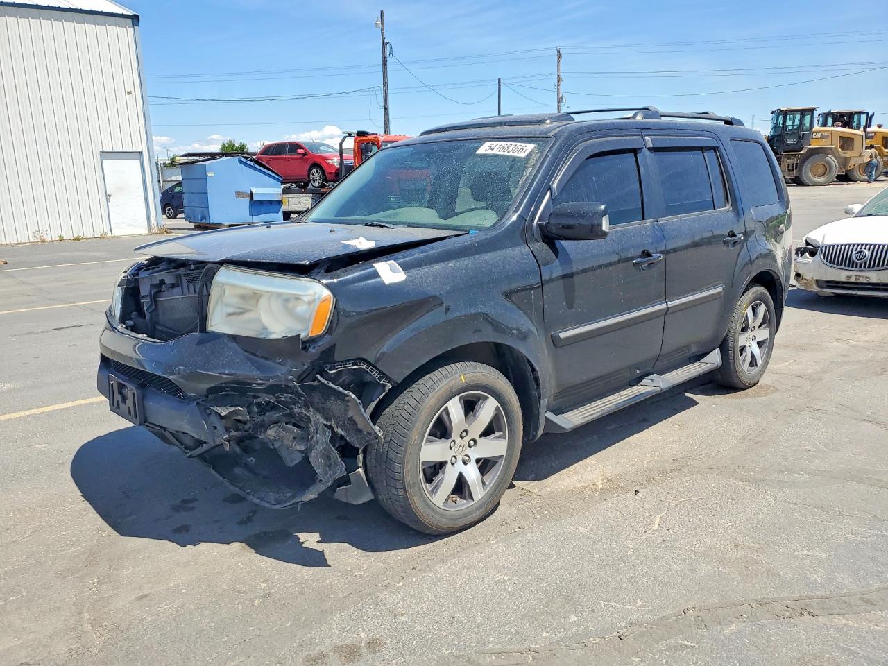 2013 Honda Pilot Touring Black vin: 5FNYF4H91DB020082