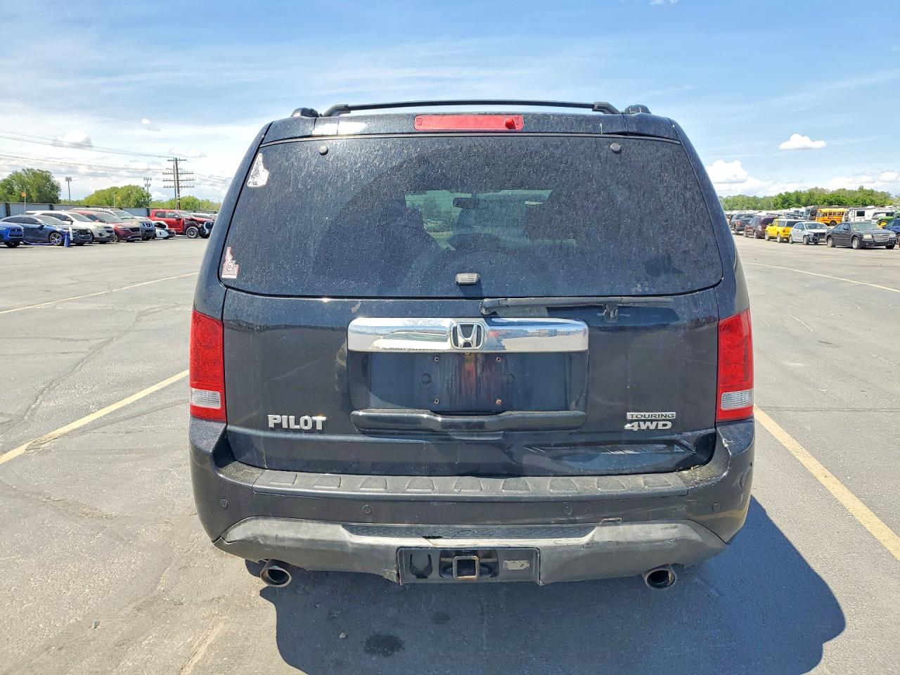 2013 Honda Pilot Touring Black vin: 5FNYF4H91DB020082