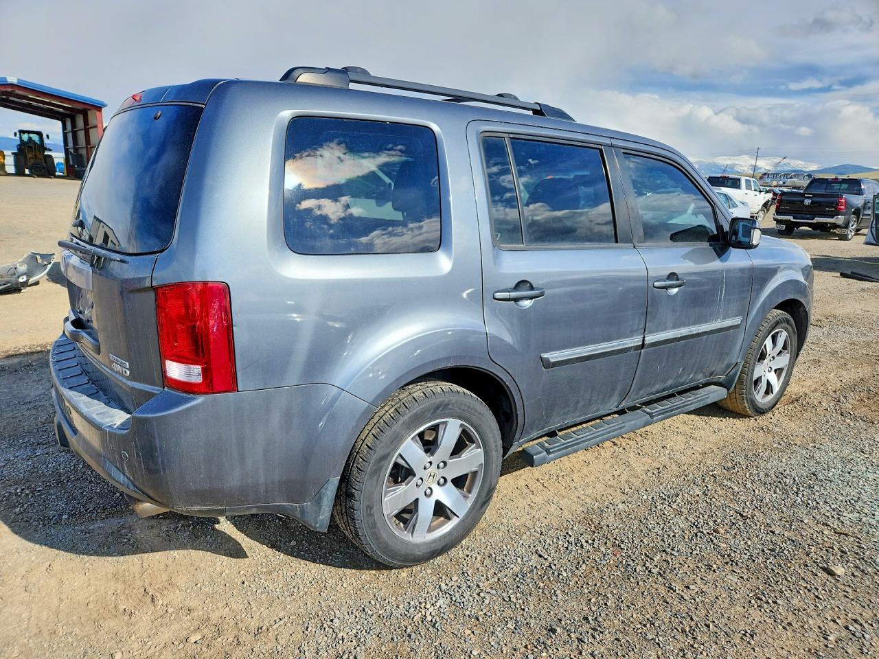 2013 Honda Pilot Touring Серый vin: 5FNYF4H91DB064521
