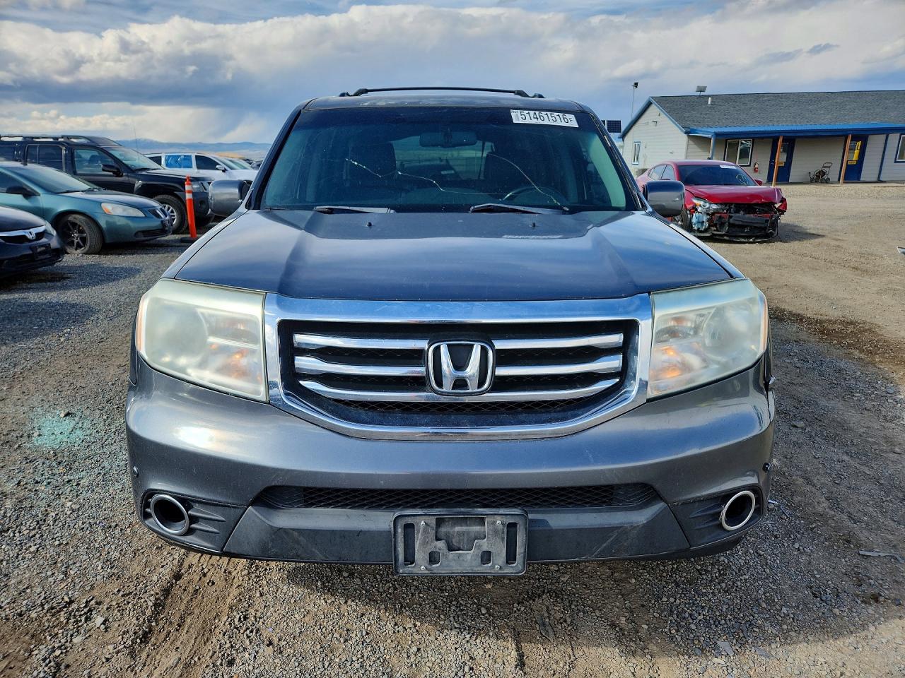 2013 Honda Pilot Touring Серый vin: 5FNYF4H91DB064521