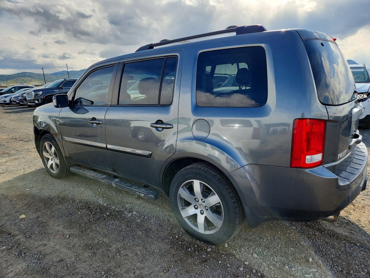 2013 Honda Pilot Touring Серый vin: 5FNYF4H91DB064521