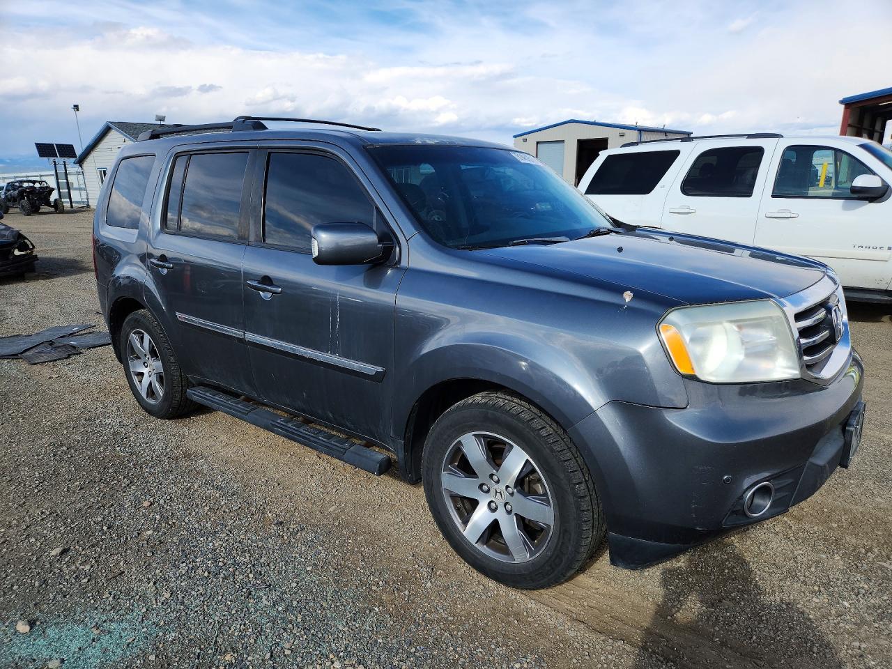 2013 Honda Pilot Touring Серый vin: 5FNYF4H91DB064521