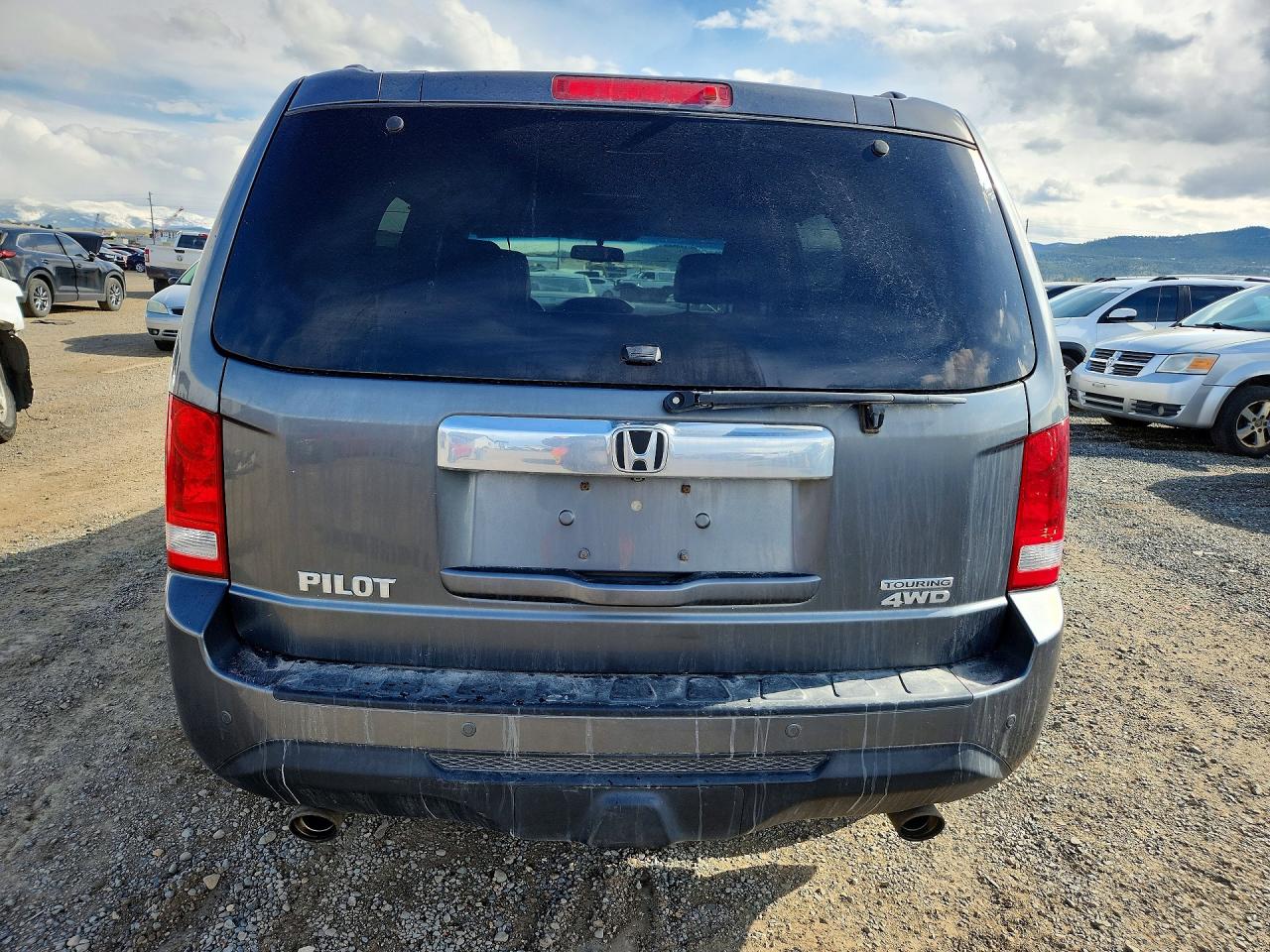 2013 Honda Pilot Touring Серый vin: 5FNYF4H91DB064521