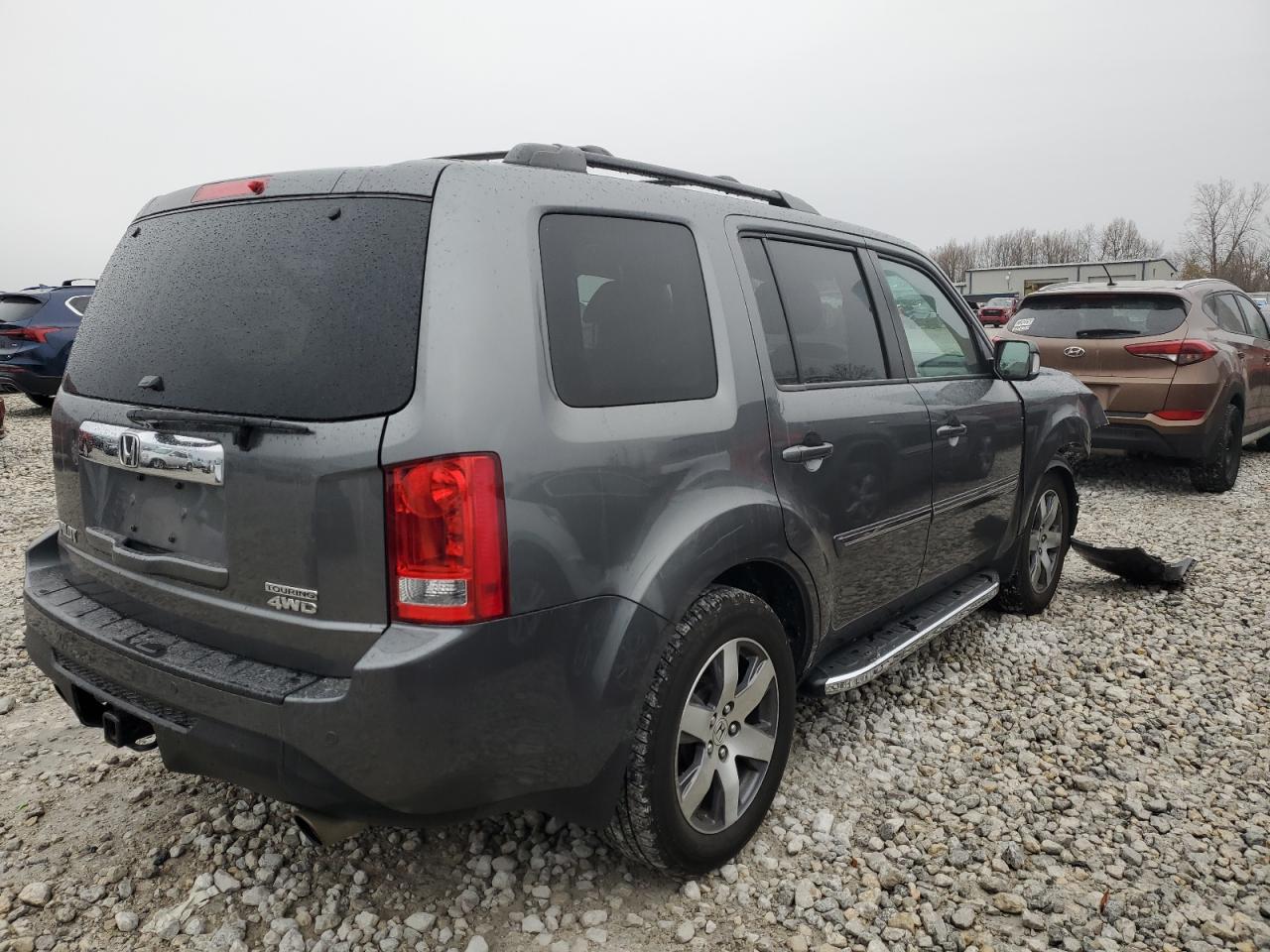 2013 Honda Pilot Touring Gray vin: 5FNYF4H91DB073929