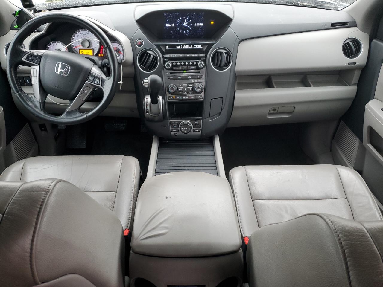 2013 Honda Pilot Touring Gray vin: 5FNYF4H91DB073929