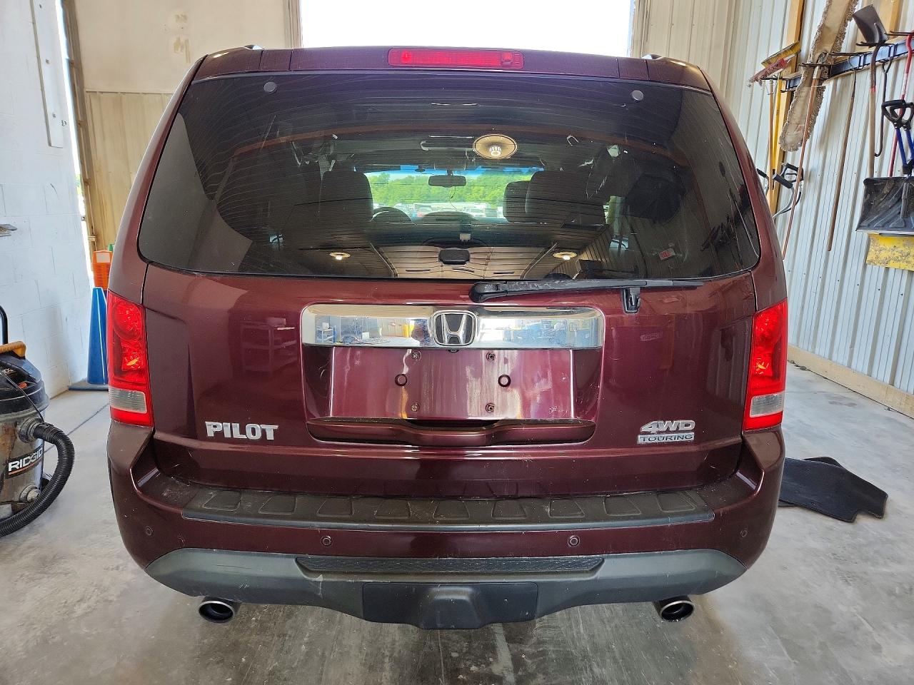 2014 Honda Pilot Touring Maroon vin: 5FNYF4H91EB002828