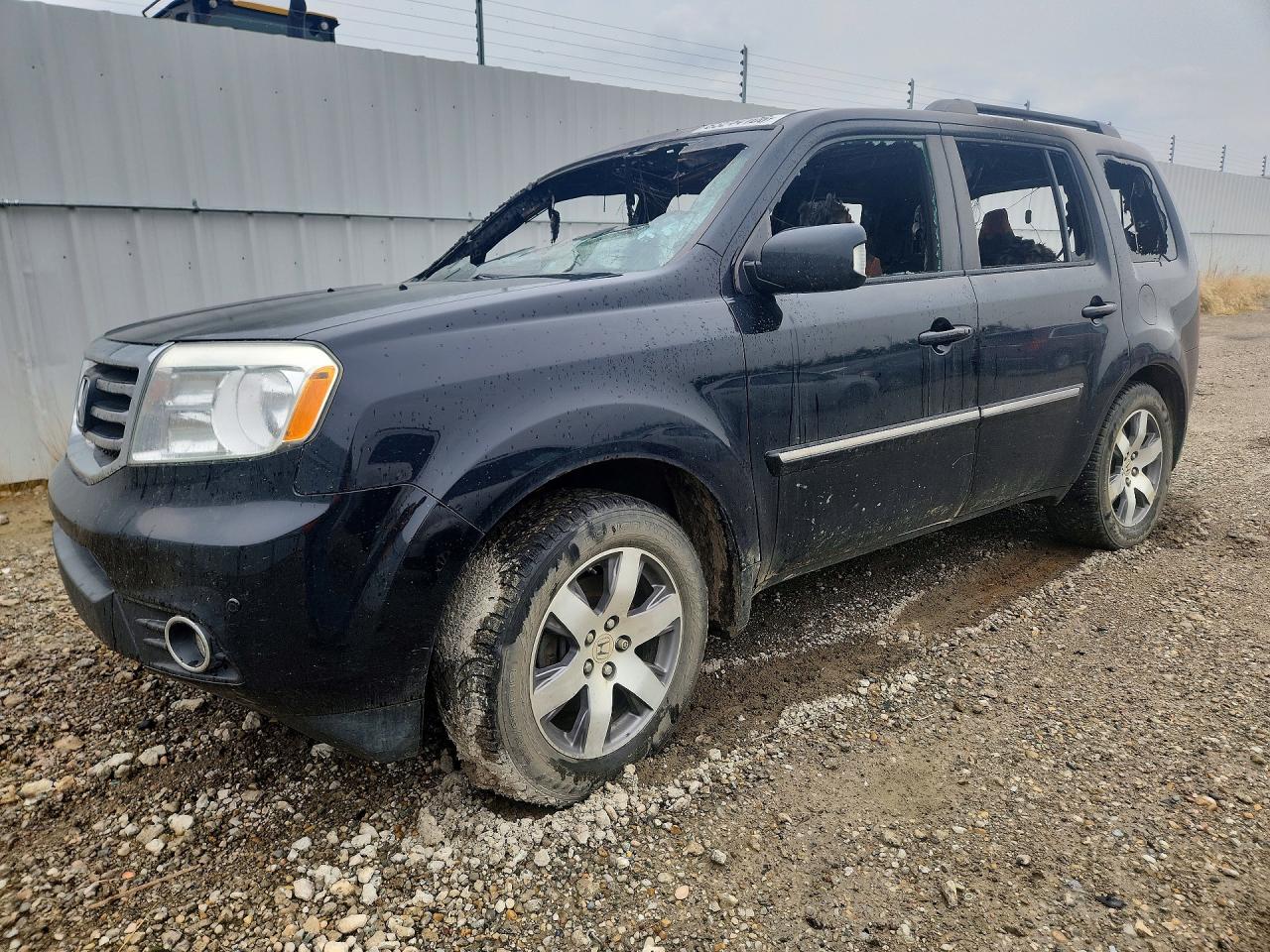 2014 Honda Pilot Touring Черный vin: 5FNYF4H91EB503377