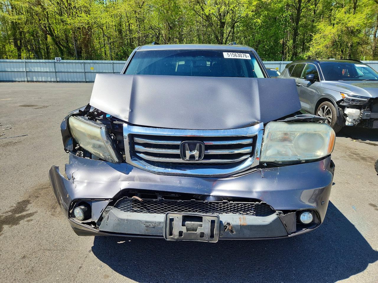2015 Honda Pilot Touring Gray vin: 5FNYF4H91FB024667