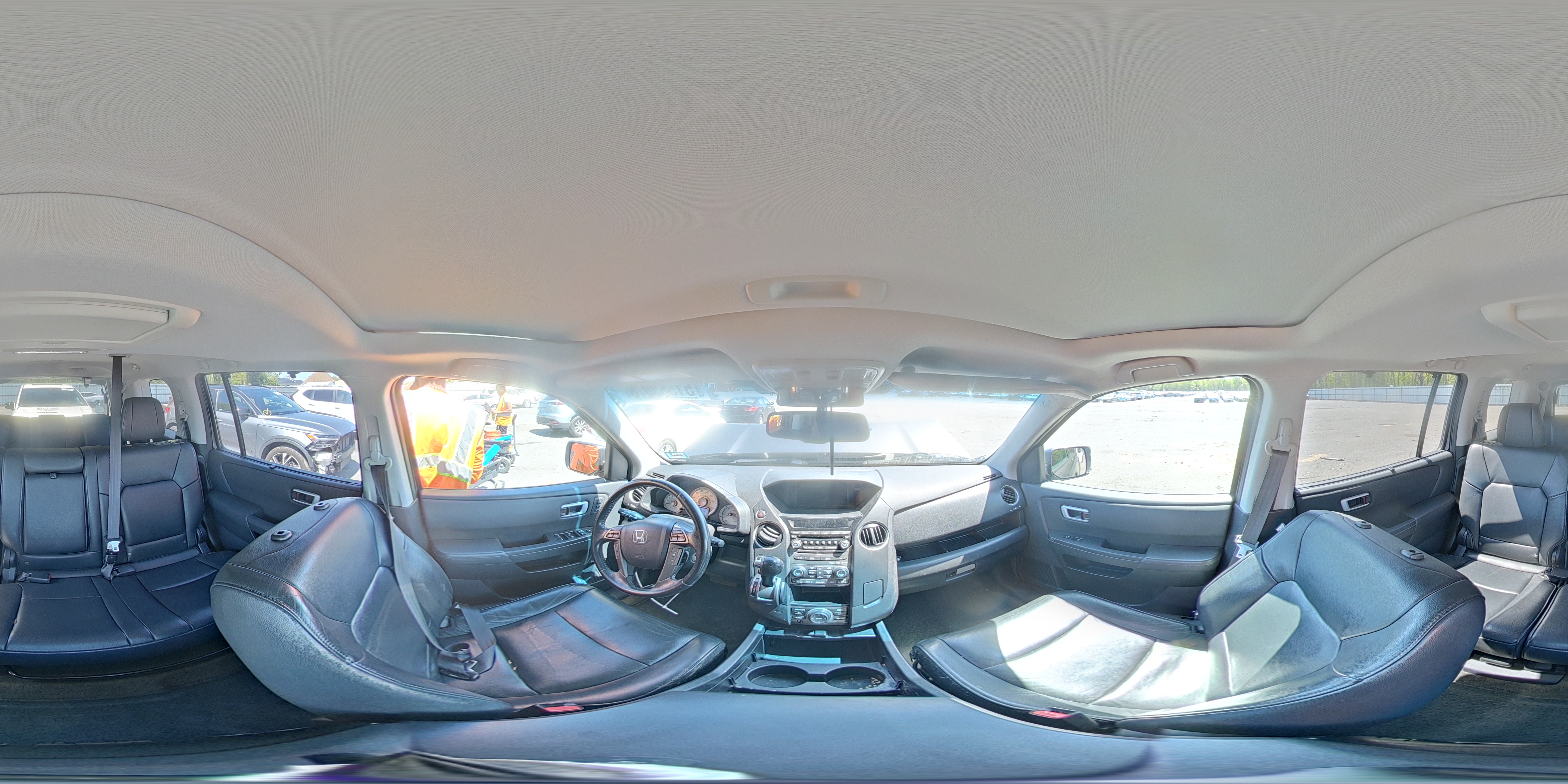 2015 Honda Pilot Touring Gray vin: 5FNYF4H91FB024667