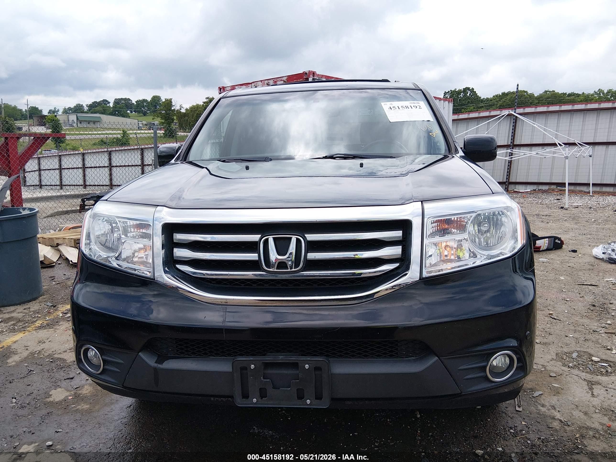 2015 Honda Pilot Touring Black vin: 5FNYF4H91FB028671