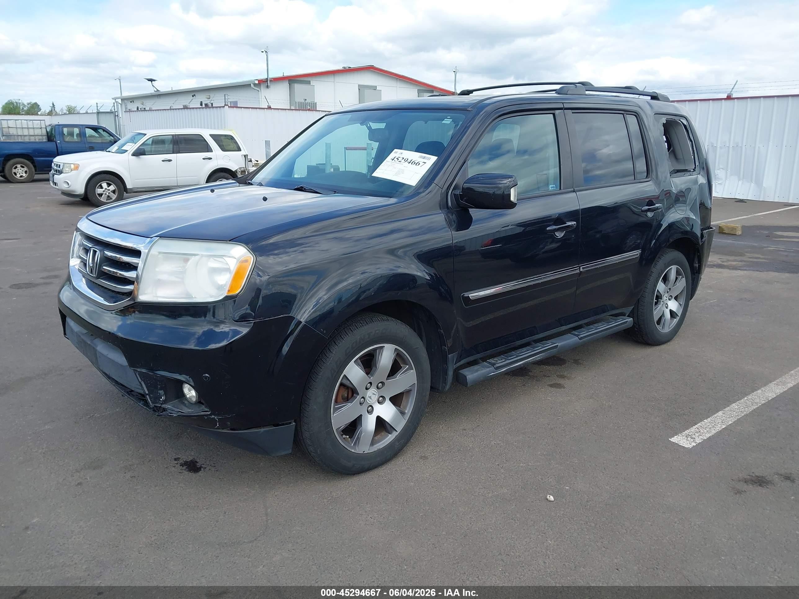 2015 Honda Pilot Touring Black vin: 5FNYF4H91FB036754