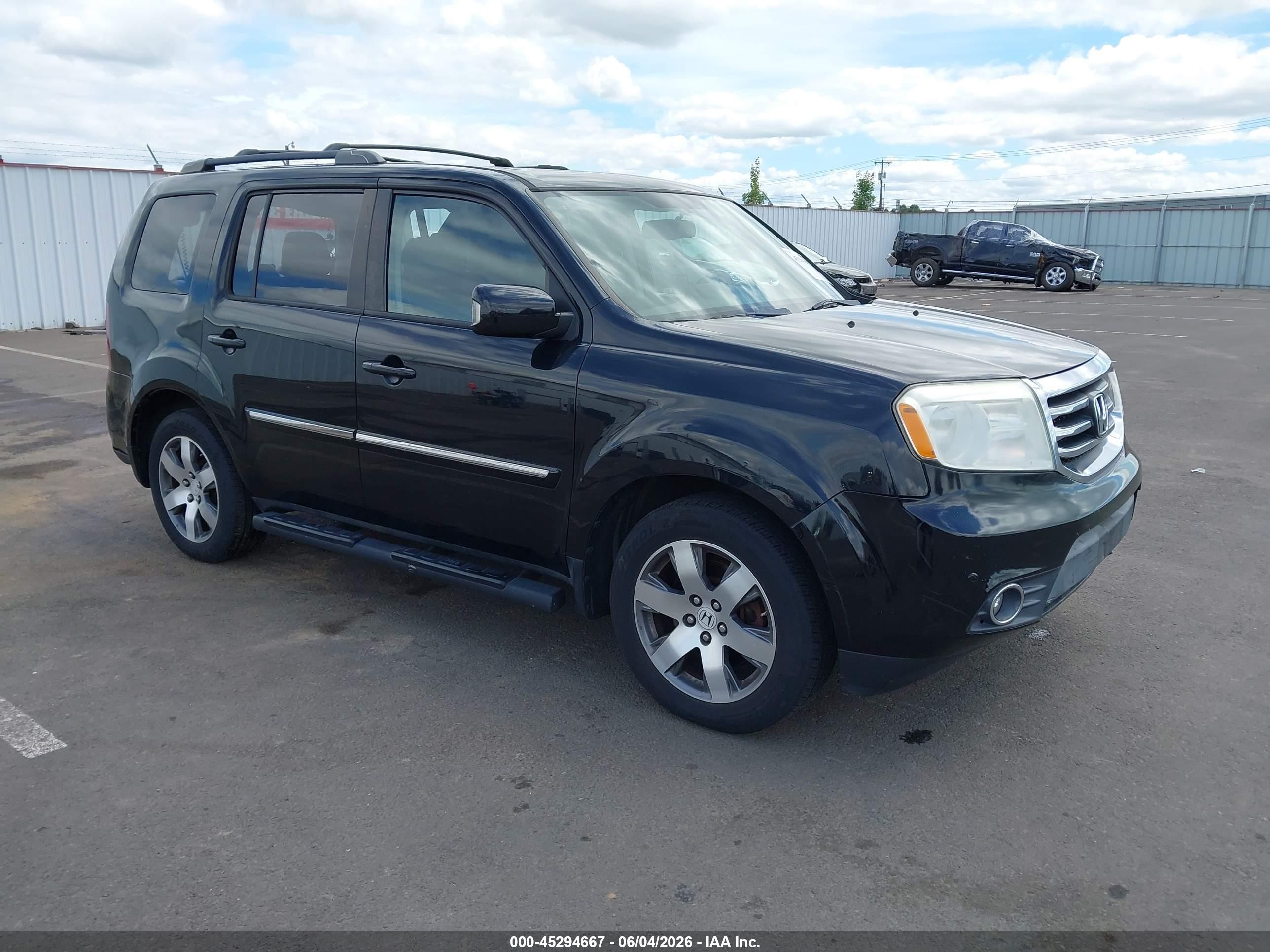 2015 Honda Pilot Touring Black vin: 5FNYF4H91FB036754