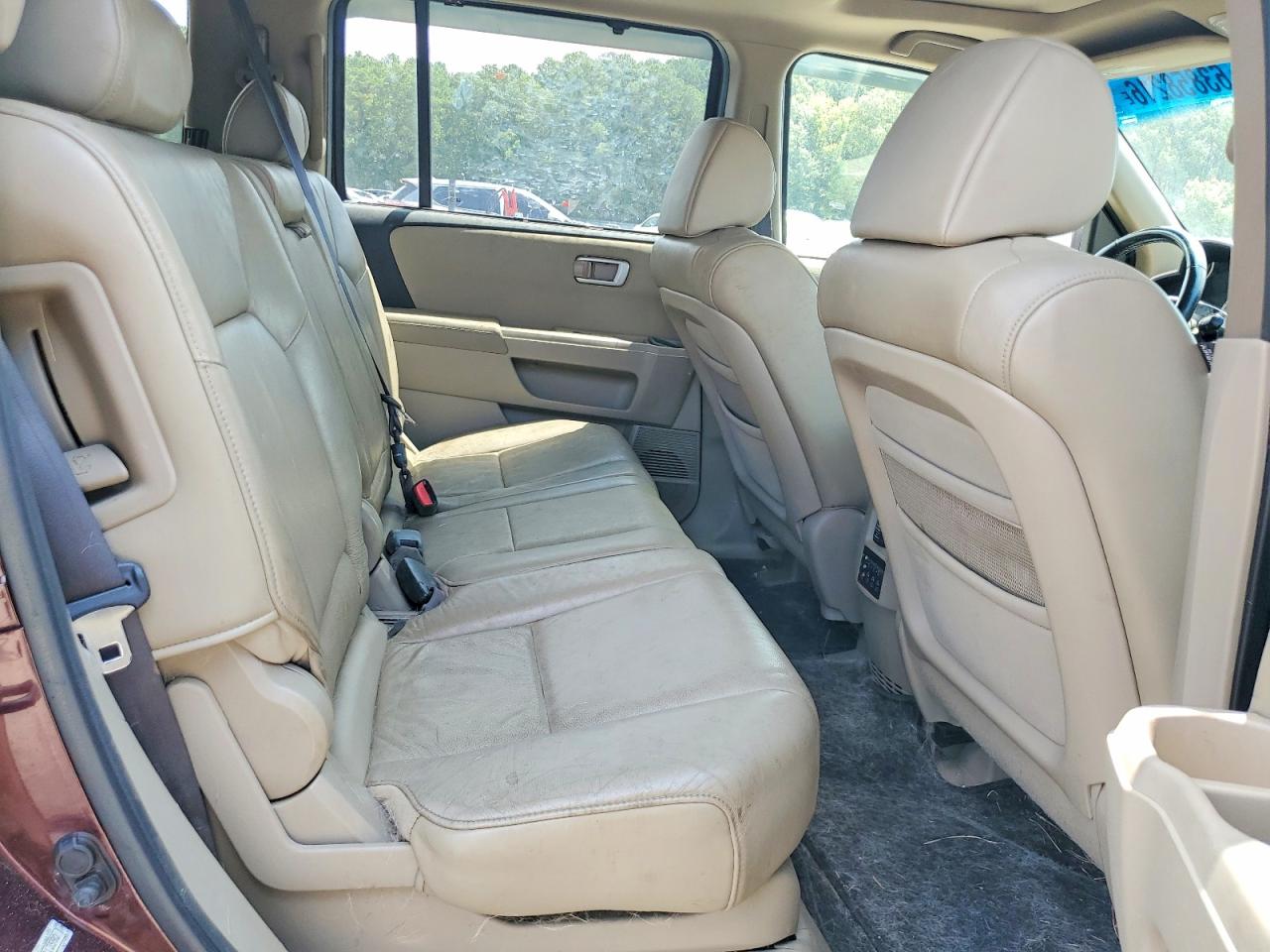 2010 Honda Pilot Touring Burgundy vin: 5FNYF4H92AB013590