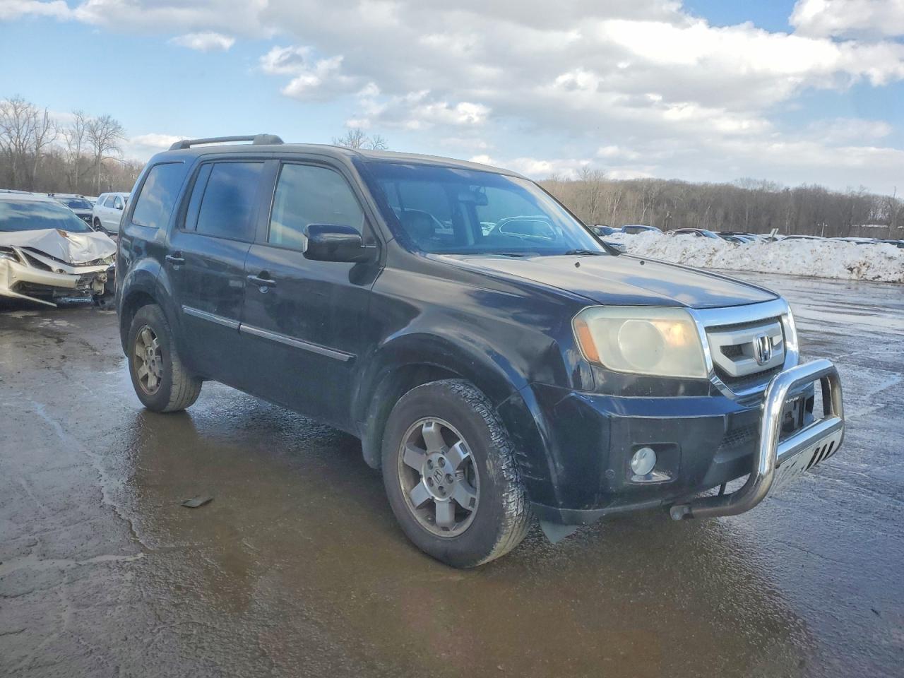 2011 Honda Pilot Touring Черный vin: 5FNYF4H92BB033842