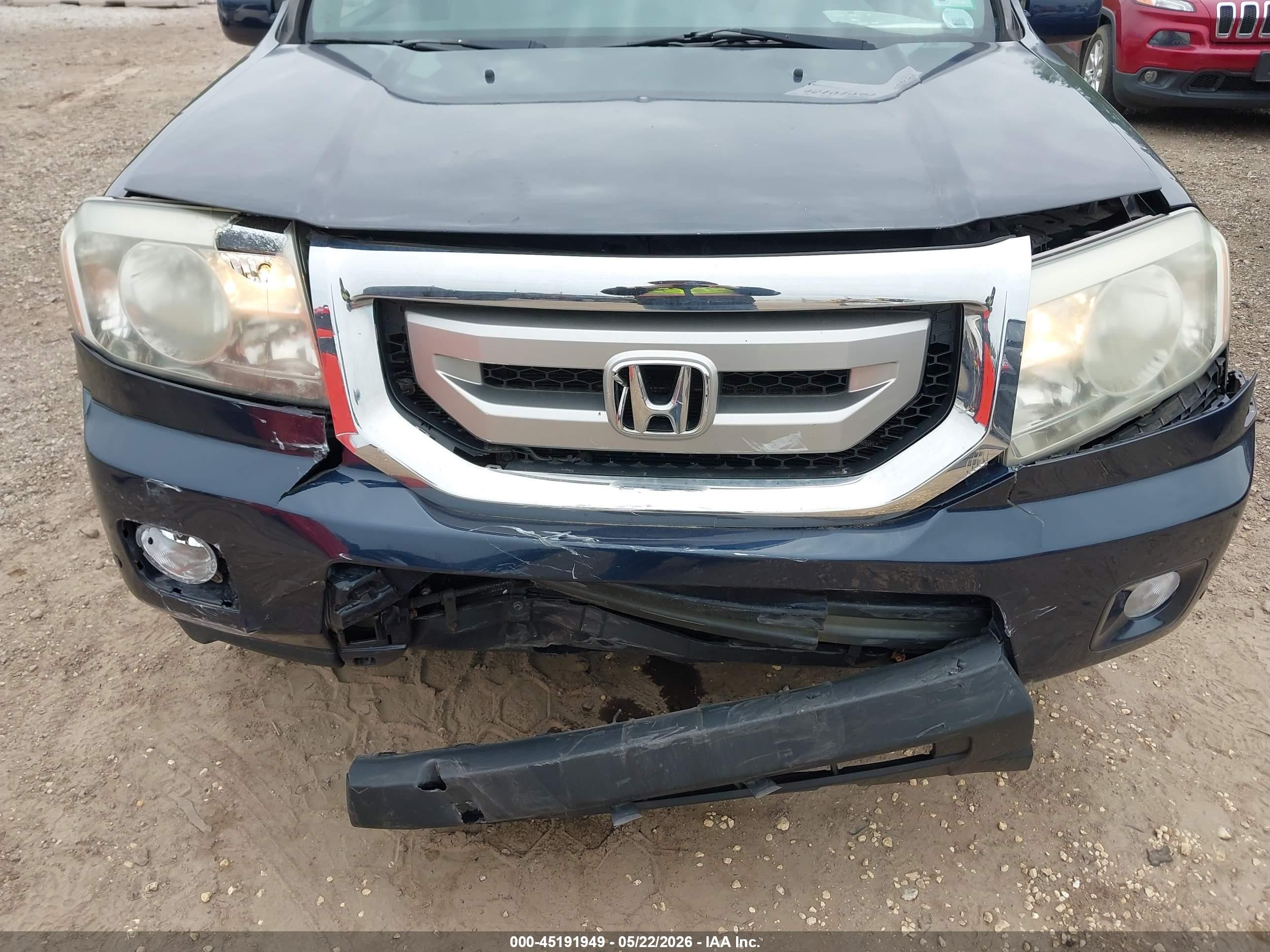 2011 Honda Pilot Touring Navy vin: 5FNYF4H92BB037700
