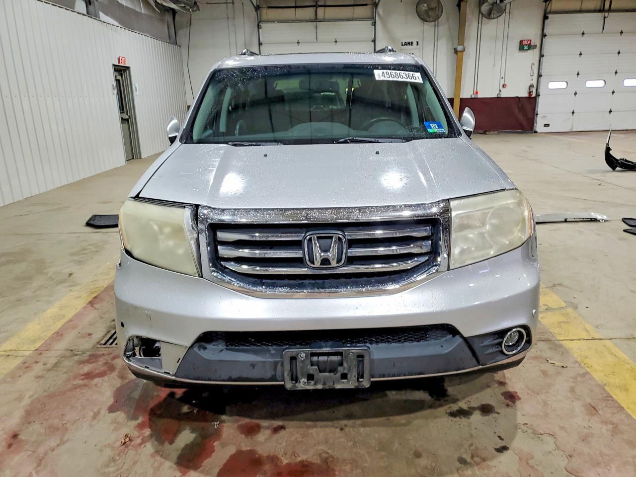 2012 Honda Pilot Touring Silver vin: 5FNYF4H92CB045975