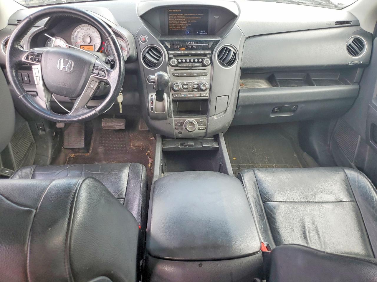2013 Honda Pilot Touring Black vin: 5FNYF4H92DB013559