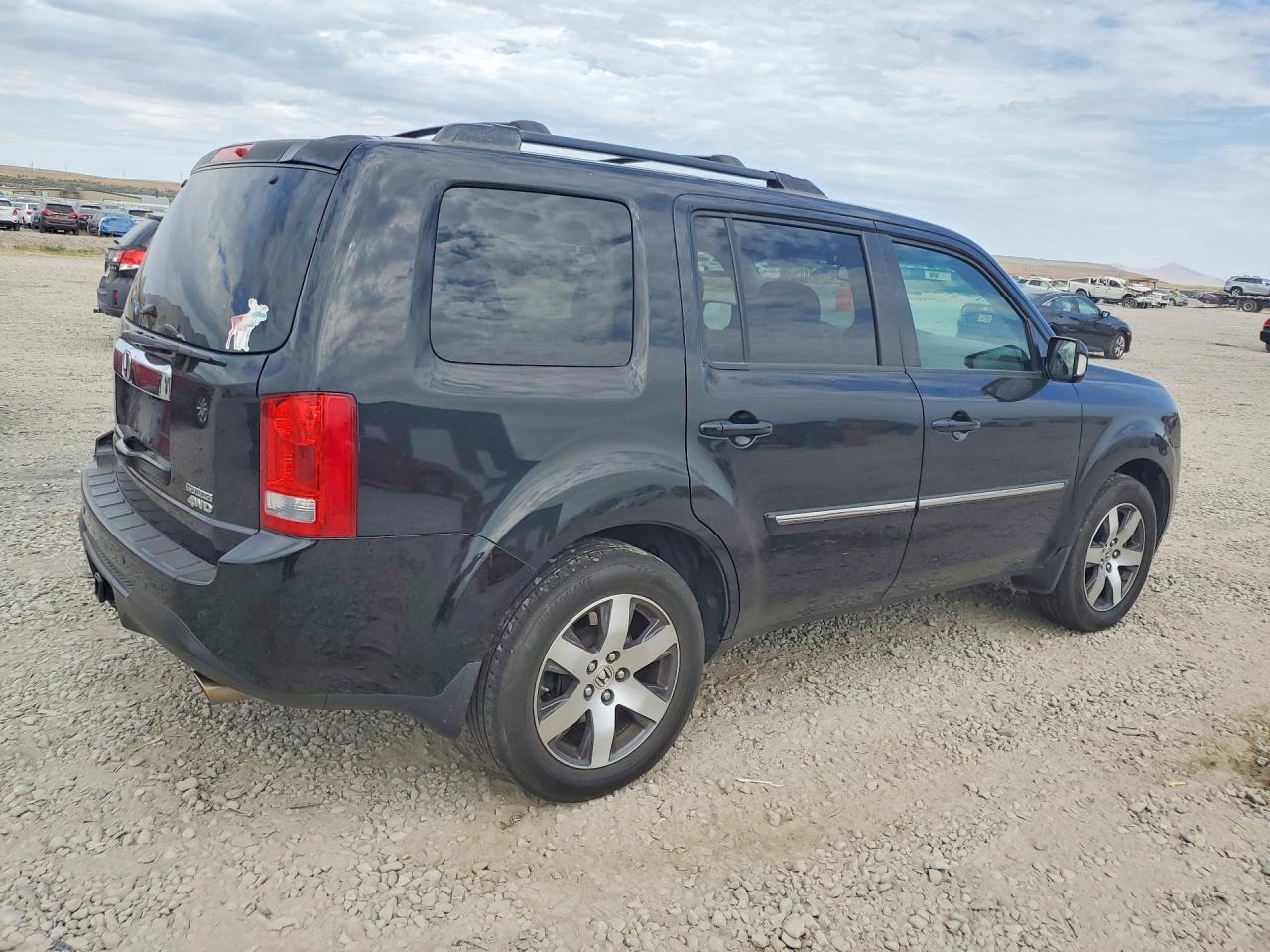 2013 Honda Pilot Touring Black vin: 5FNYF4H92DB013559