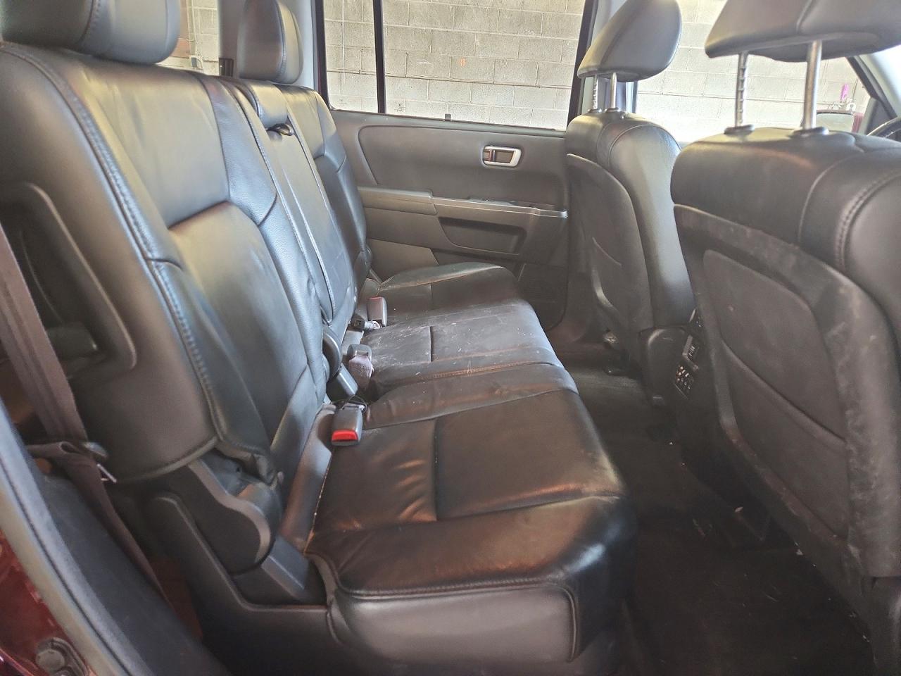 2013 Honda Pilot Touring Maroon vin: 5FNYF4H92DB014873