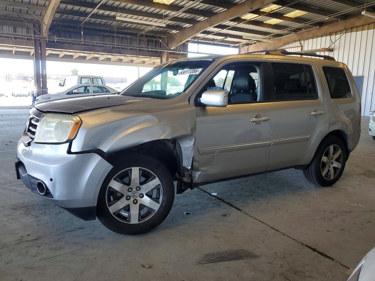 2013 Honda Pilot Touring Silver vin: 5FNYF4H92DB048375