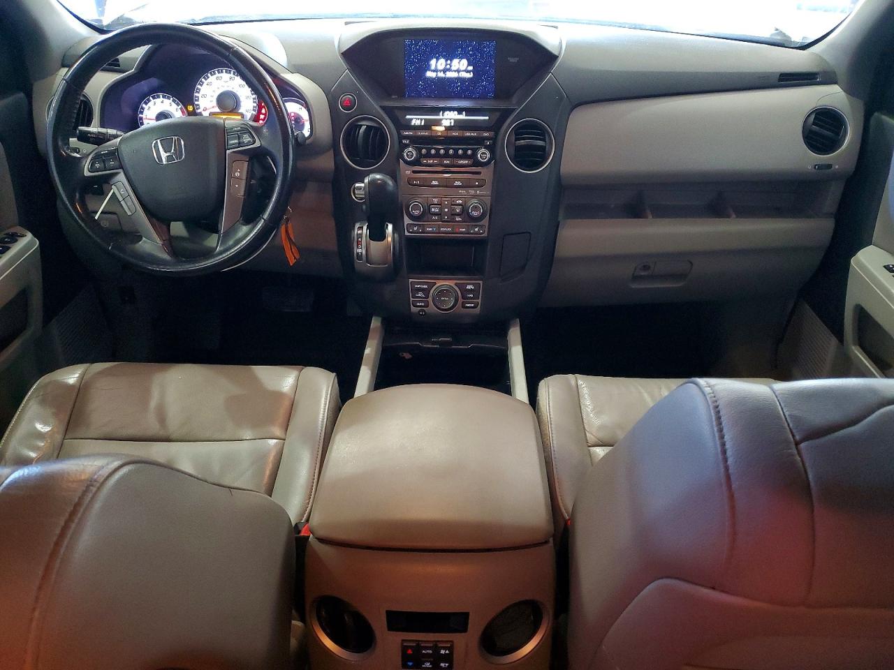 2014 Honda Pilot Touring White vin: 5FNYF4H92EB016219