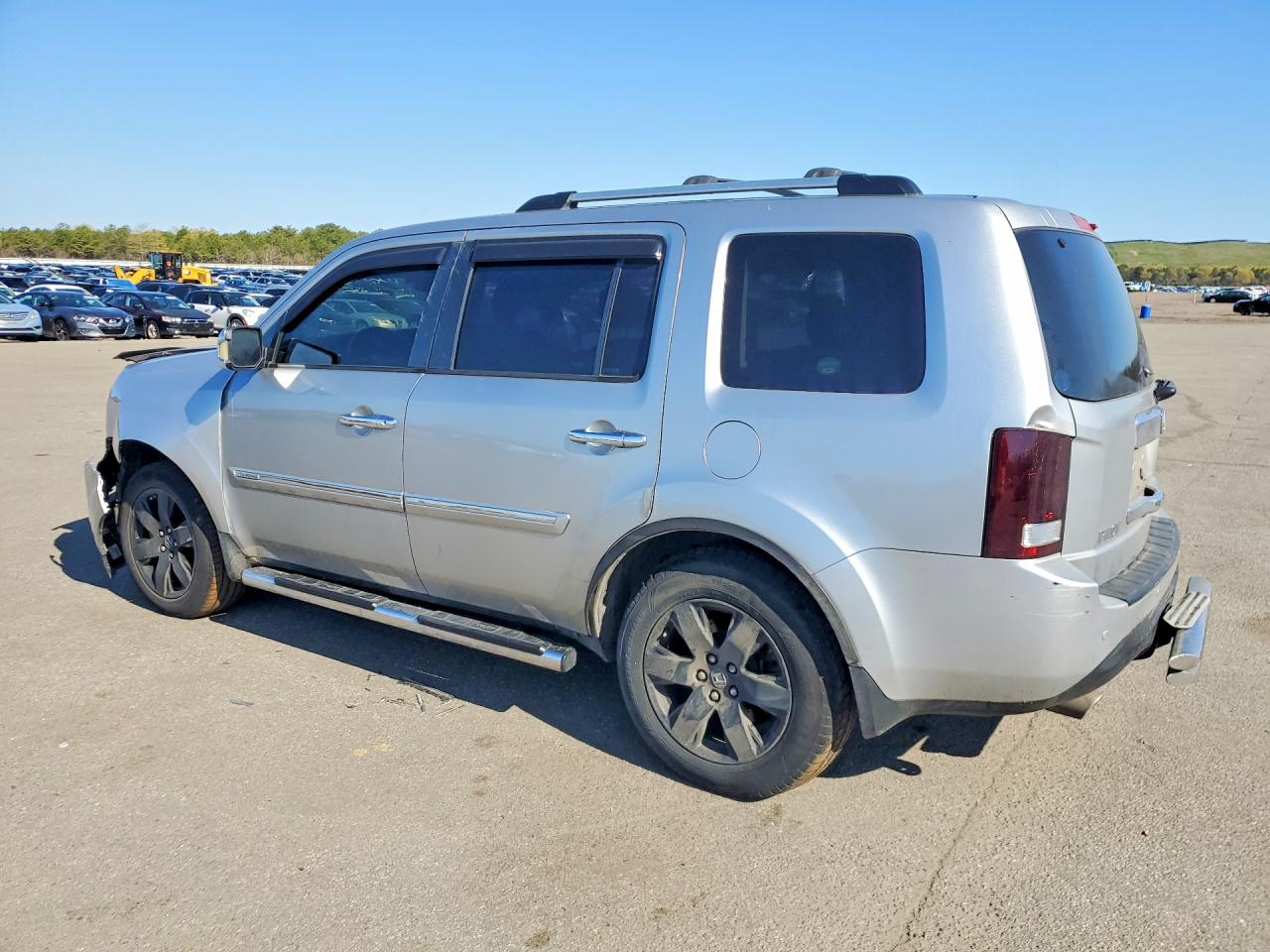 2014 Honda Pilot Touring Silver vin: 5FNYF4H92EB055733