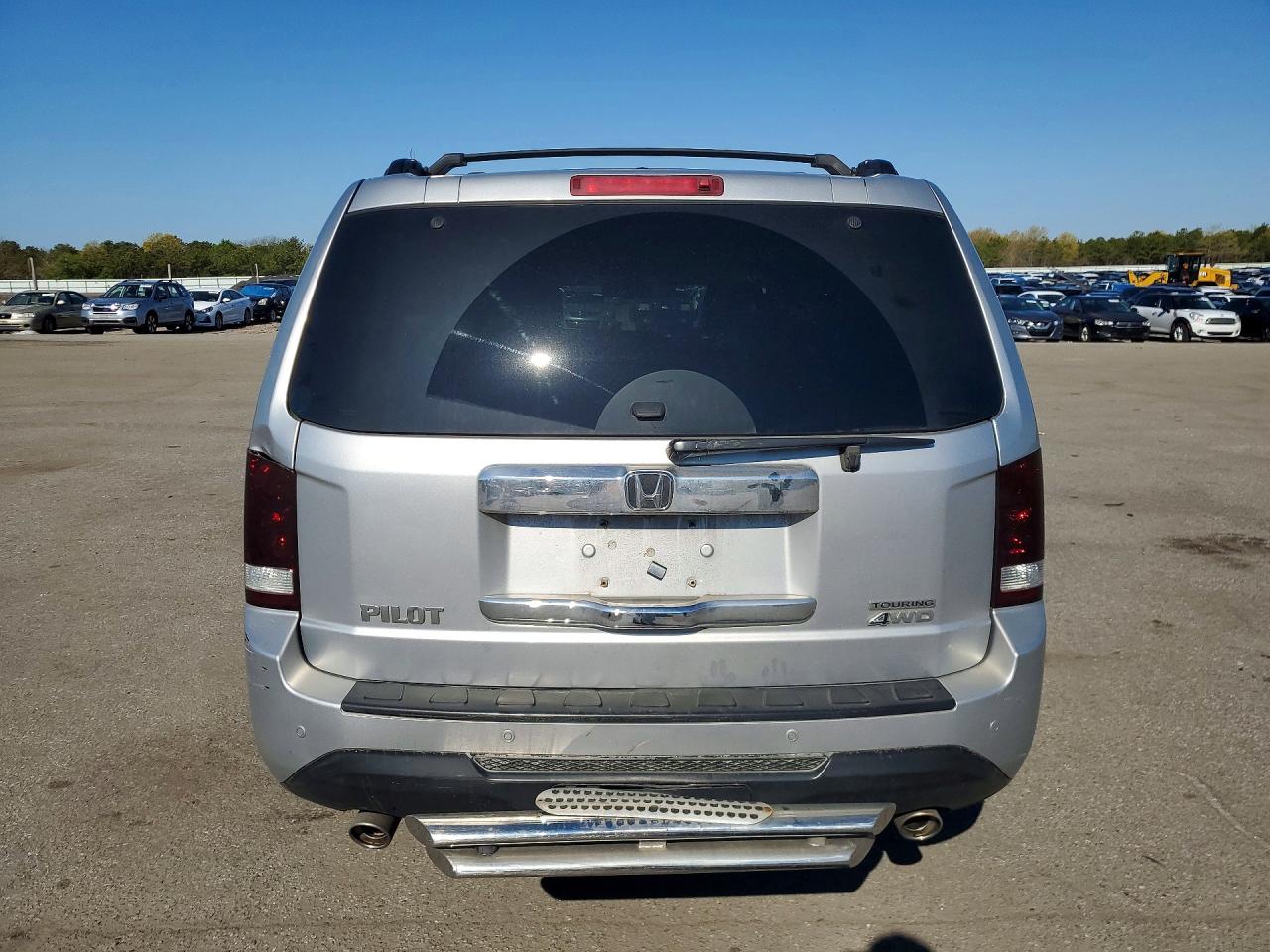 2014 Honda Pilot Touring Silver vin: 5FNYF4H92EB055733