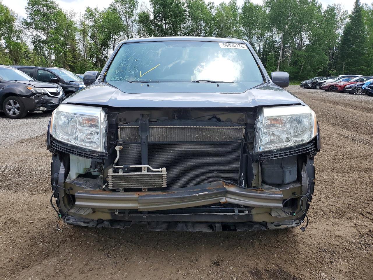 2014 Honda Pilot Touring Charcoal vin: 5FNYF4H92EB501413