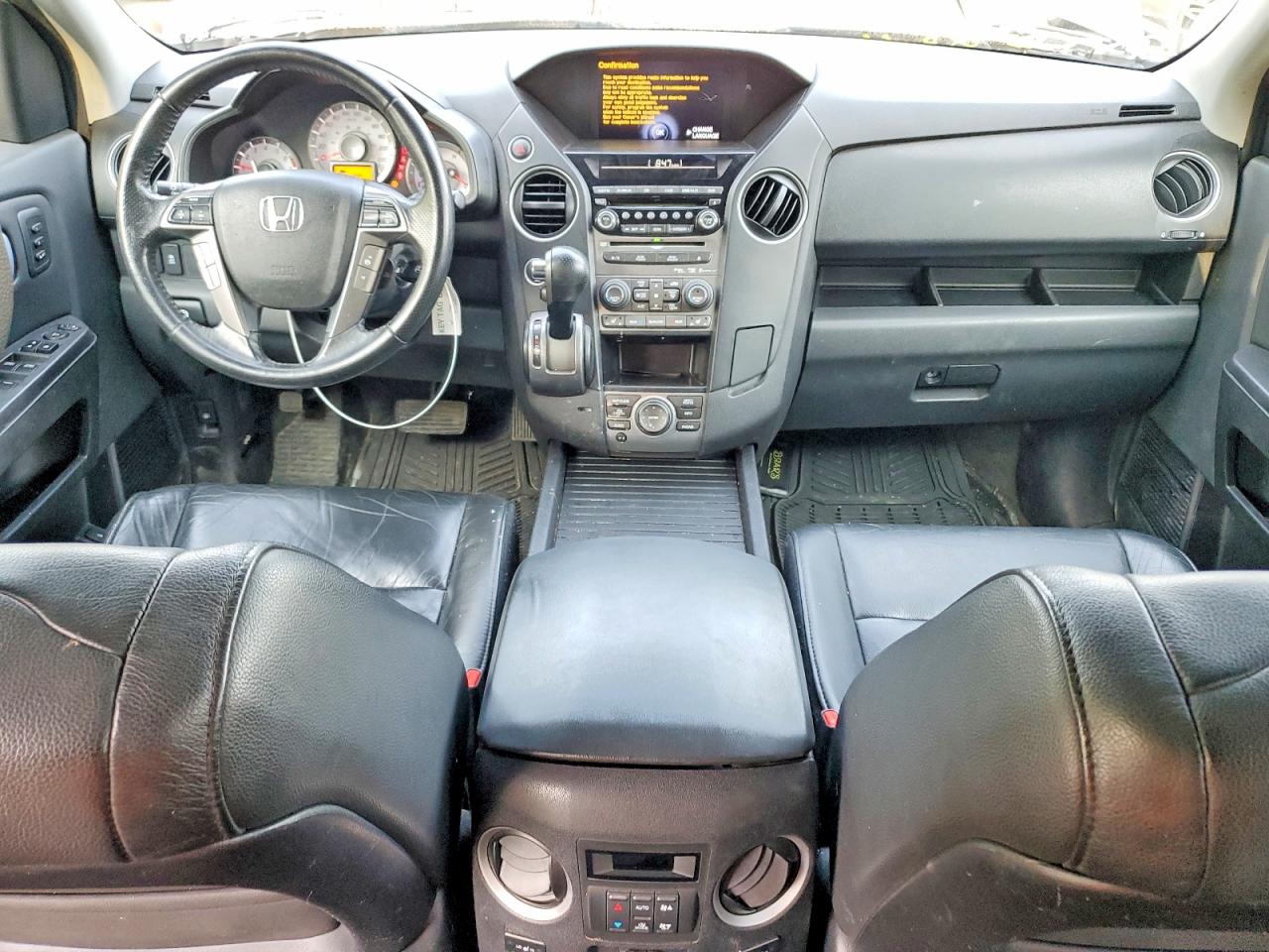 2014 Honda Pilot Touring Charcoal vin: 5FNYF4H92EB501413
