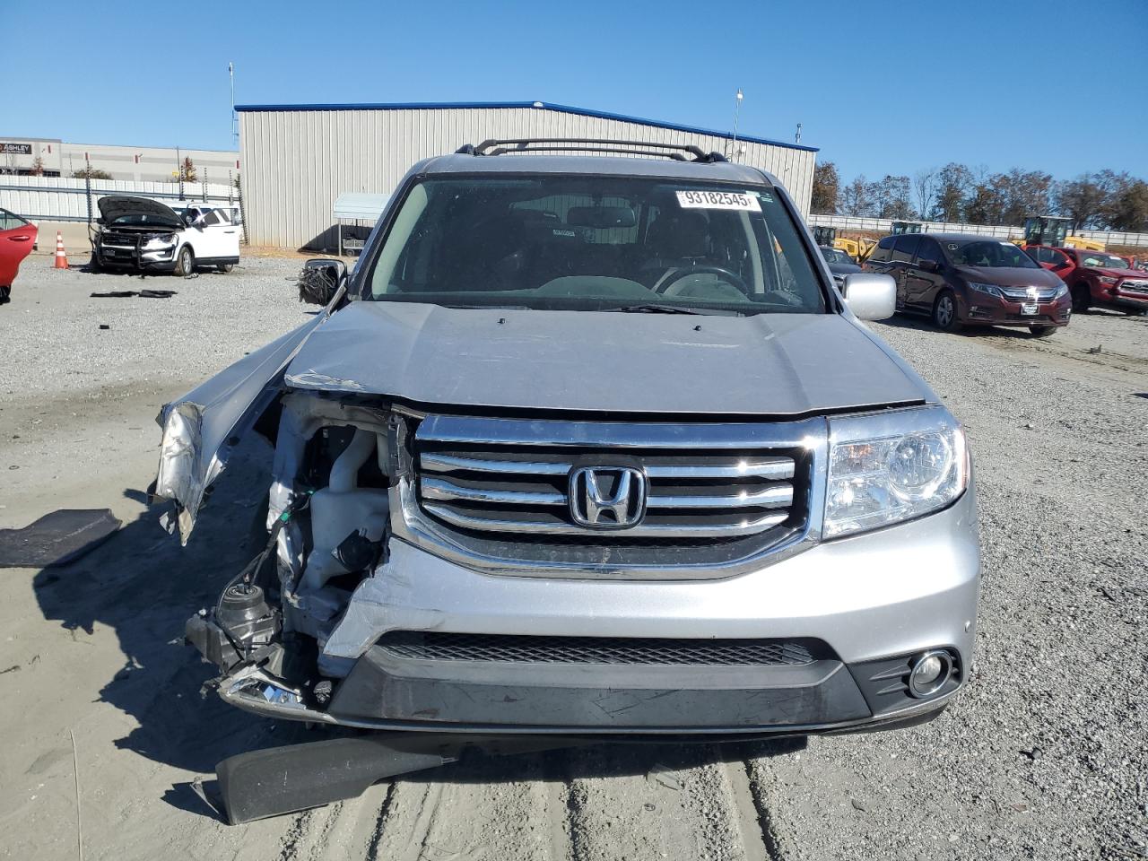 2015 Honda Pilot Touring Серый vin: 5FNYF4H92FB039159