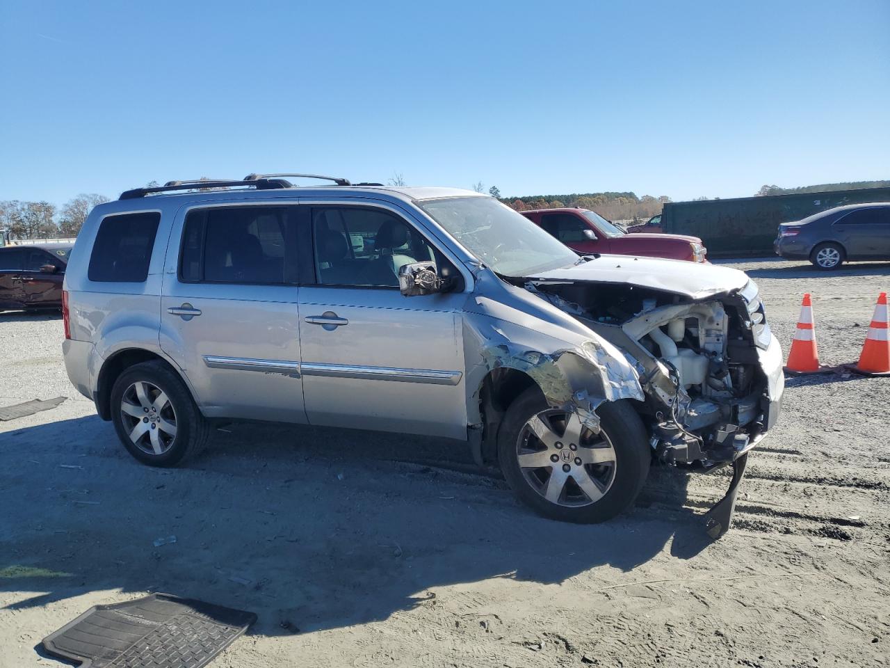 2015 Honda Pilot Touring Серый vin: 5FNYF4H92FB039159
