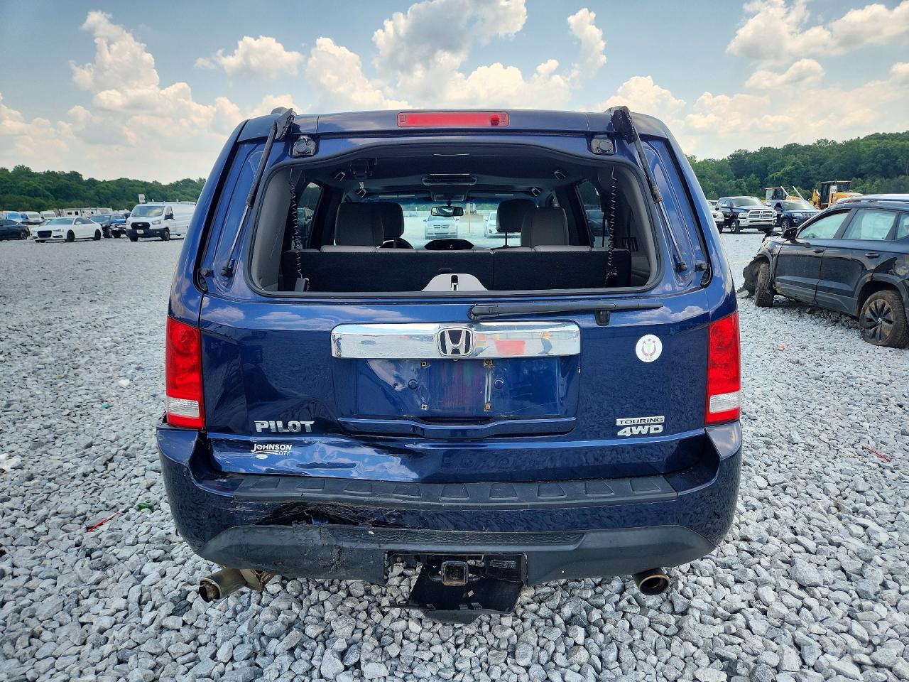 2015 Honda Pilot Touring Blue vin: 5FNYF4H92FB053160