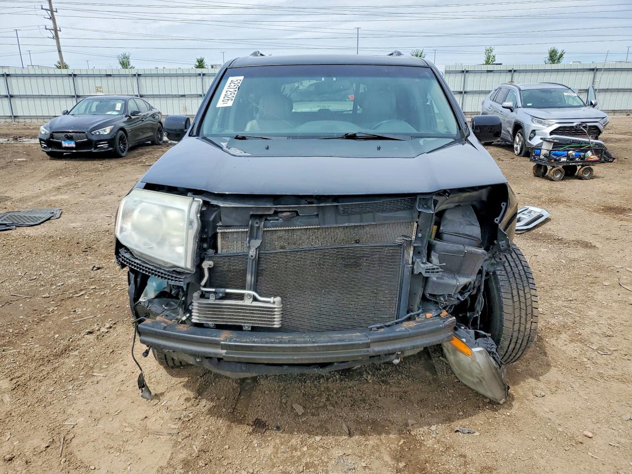 2010 Honda Pilot Touring Черный vin: 5FNYF4H93AB039146