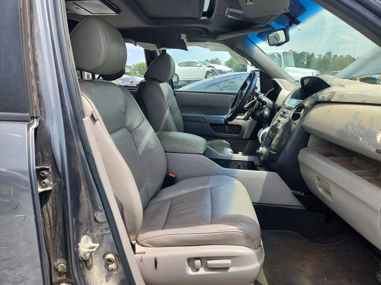 2011 Honda Pilot Touring Серый vin: 5FNYF4H93BB101856