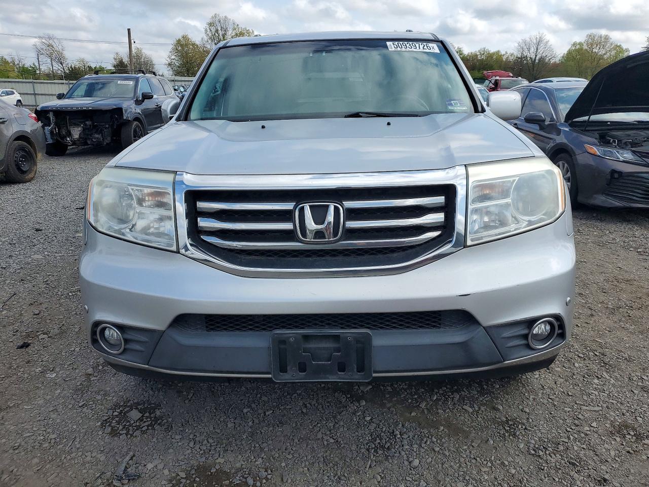2012 Honda Pilot Touring Серебряный vin: 5FNYF4H93CB052434