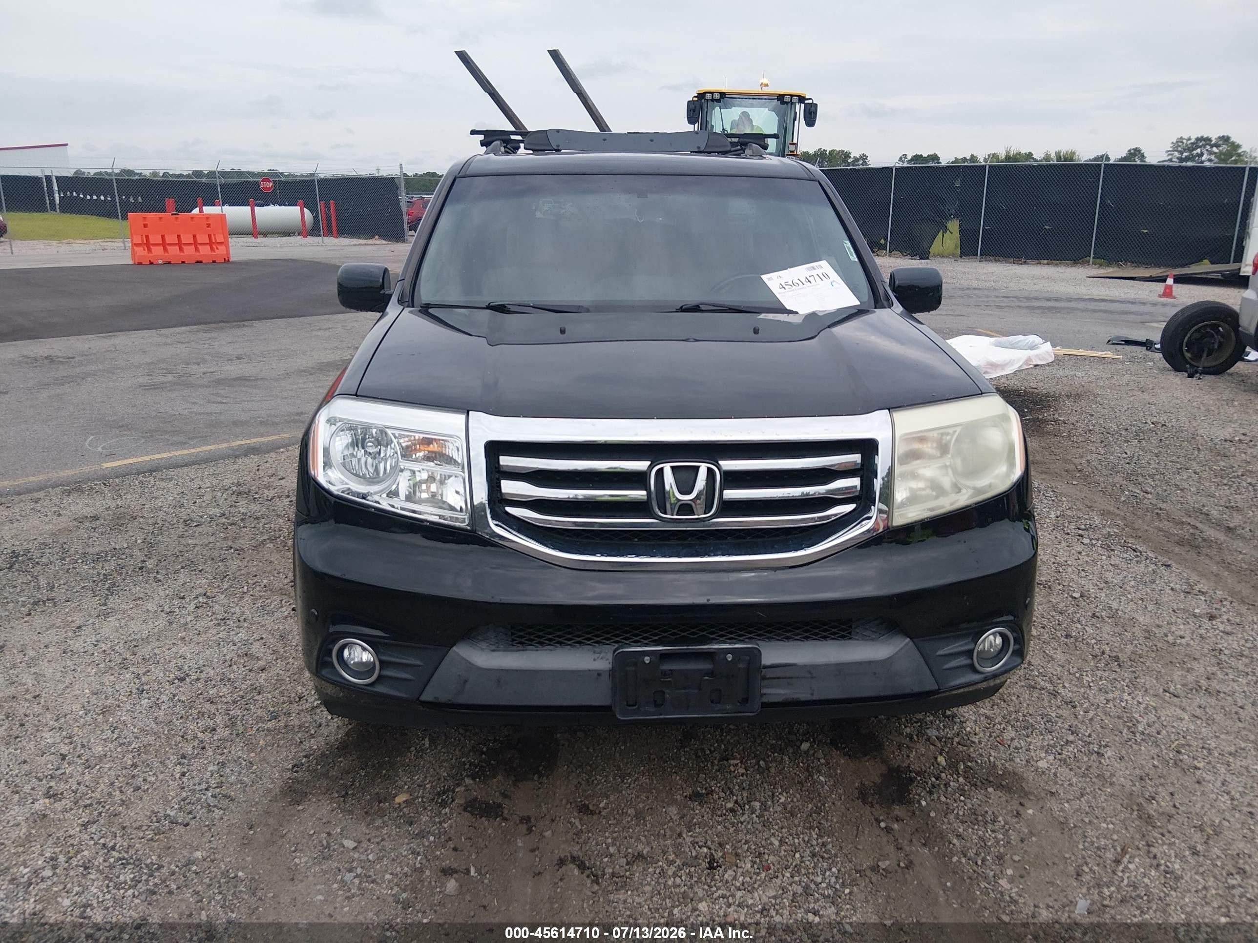 2012 Honda Pilot Touring Black vin: 5FNYF4H93CB081285