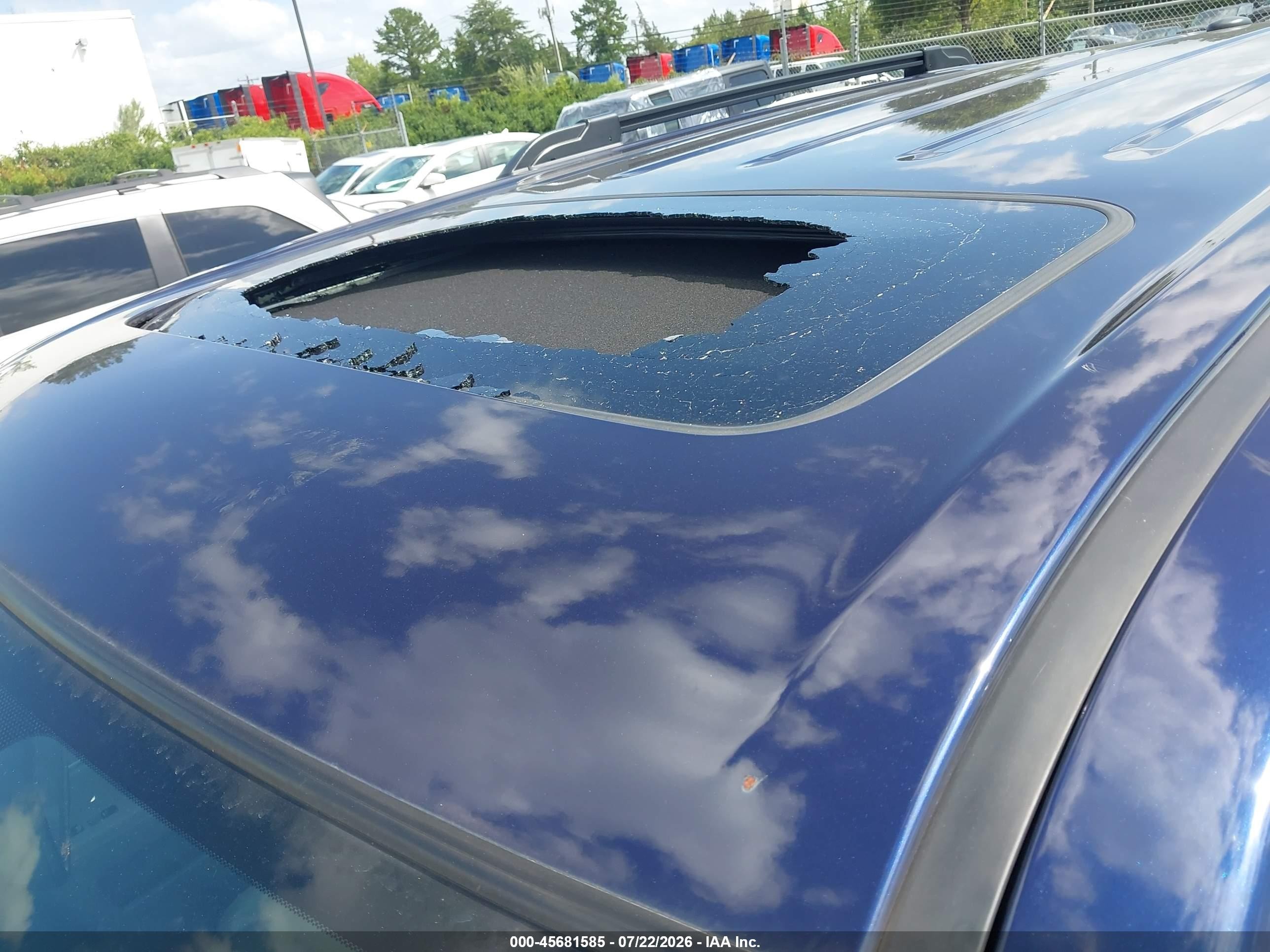 2013 Honda Pilot Touring Blue vin: 5FNYF4H93DB010749