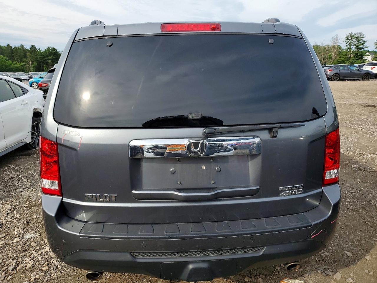 2013 Honda Pilot Touring Gray vin: 5FNYF4H93DB021234