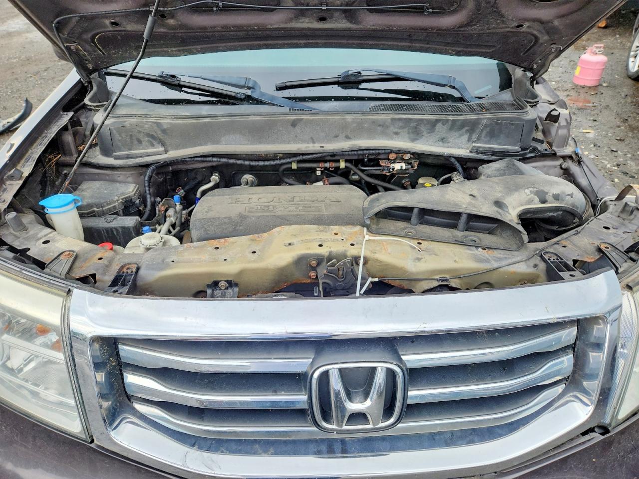 2013 Honda Pilot Touring Gray vin: 5FNYF4H93DB057232