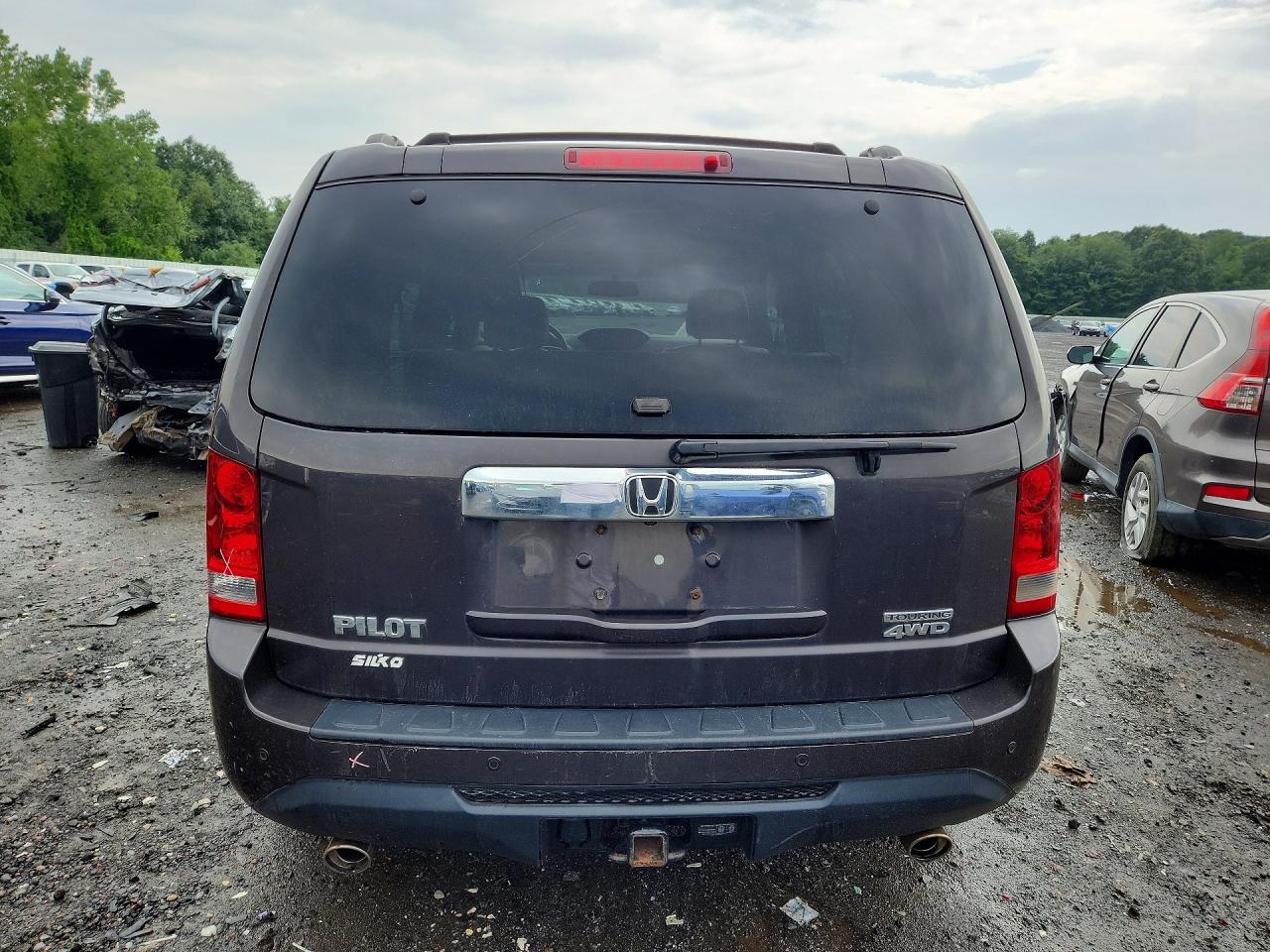 2013 Honda Pilot Touring Gray vin: 5FNYF4H93DB057232