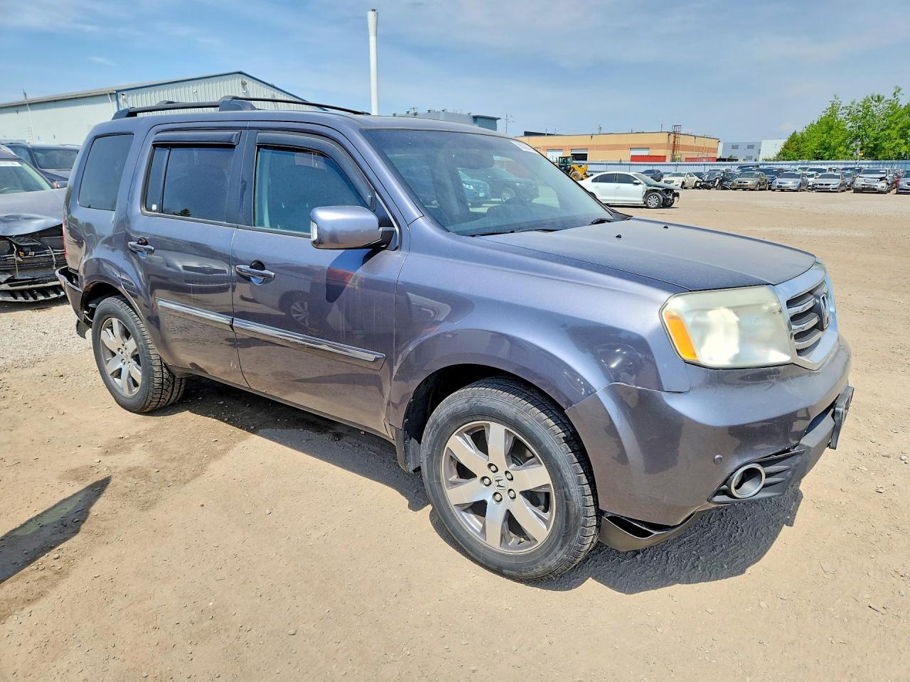 2014 Honda Pilot Touring Gray vin: 5FNYF4H93EB501405