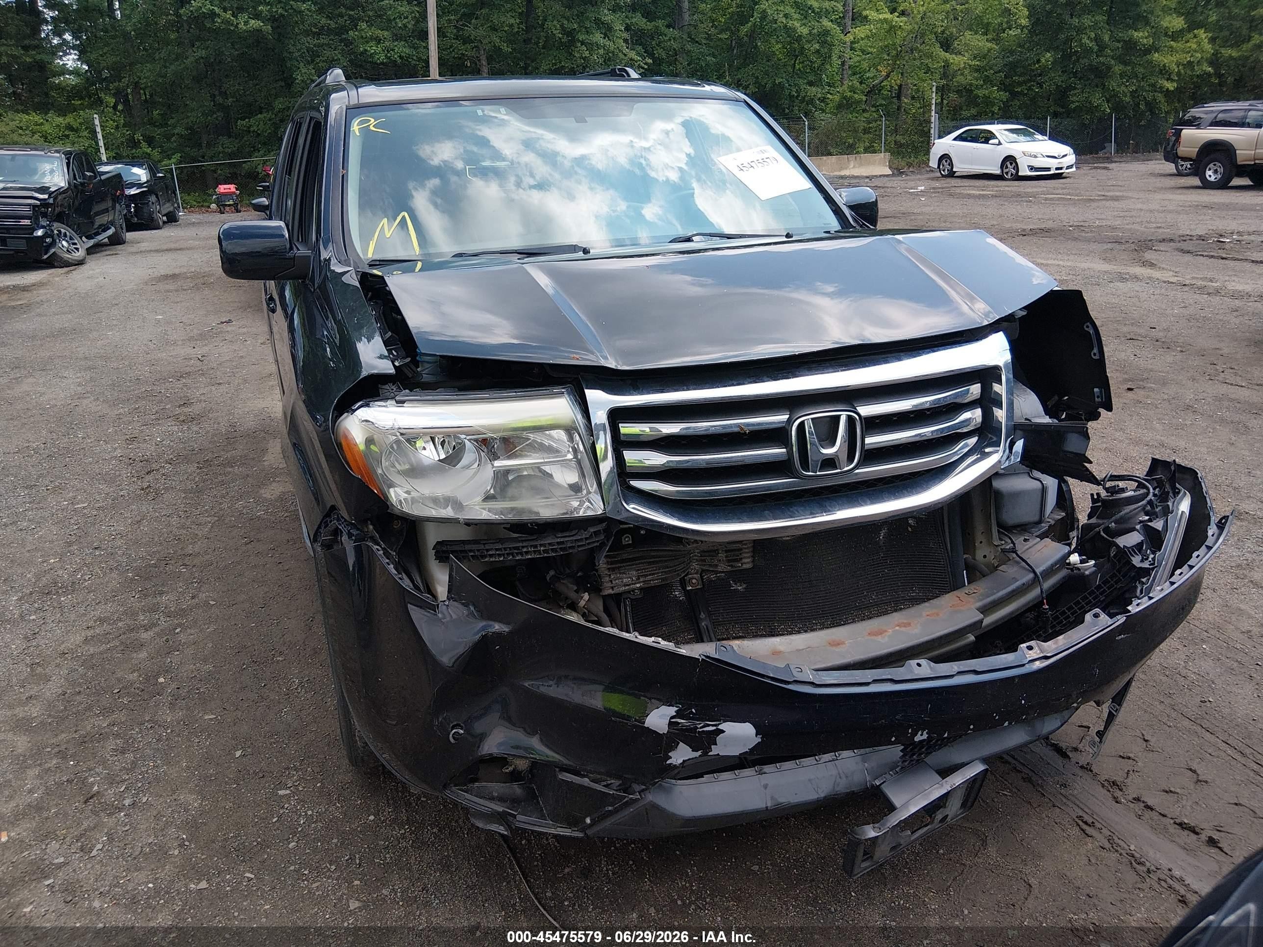 2015 Honda Pilot Touring Черный vin: 5FNYF4H93FB031300