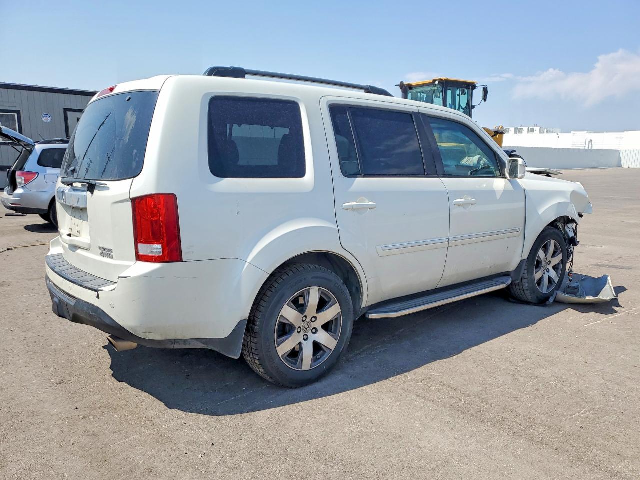 2015 Honda Pilot Touring Белый vin: 5FNYF4H93FB047092